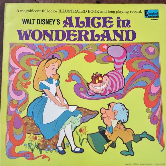 Vintage Other - Disney’s Alice in Wonderland Storybook Record